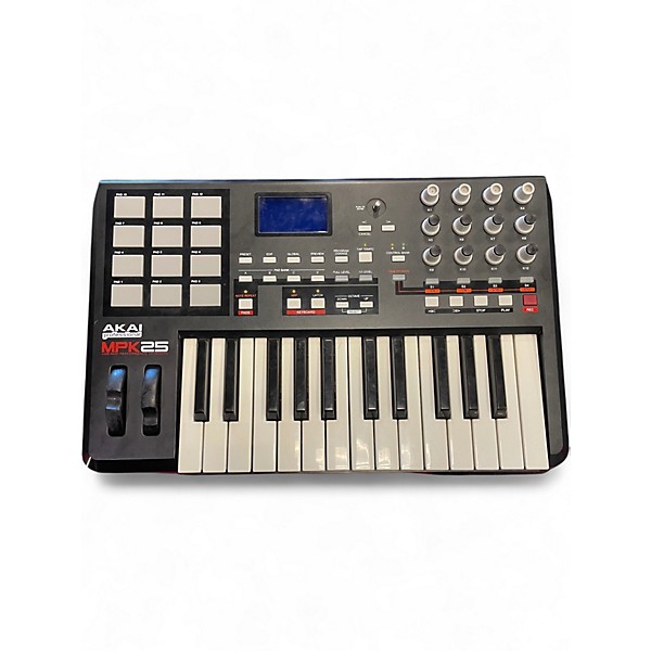 Used Akai Professional MPK25 25 Key MIDI Controller | Guitar