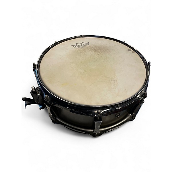 Used Pork Pie 12X5 Little Squealer Snare EBONY SATIN Drum
