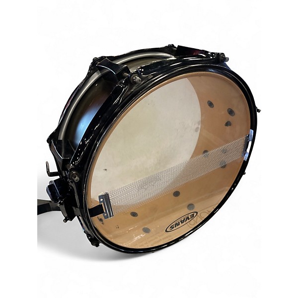Used Pork Pie 12X5 Little Squealer Snare EBONY SATIN Drum