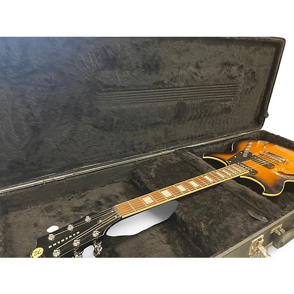 Used Reverend 290 Tobacco Burst Hollow Body Electric Guitar