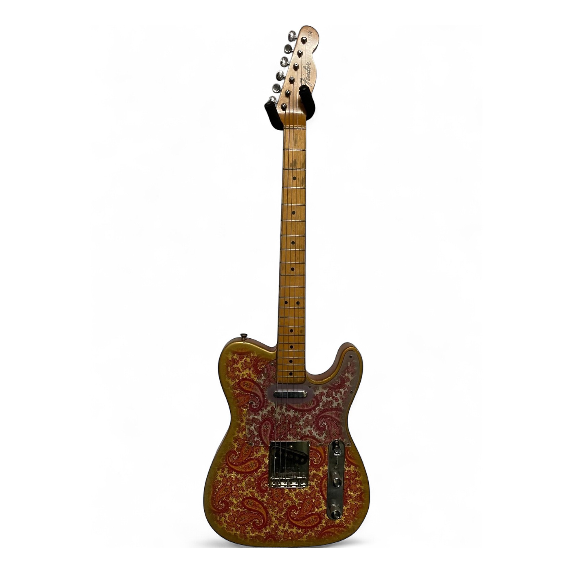 Vintage 1968 Fender Paisley Telecaster Pink Solid Body Electric