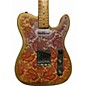 Vintage 1968 Fender Paisley Telecaster Pink Solid Body Electric Guitar