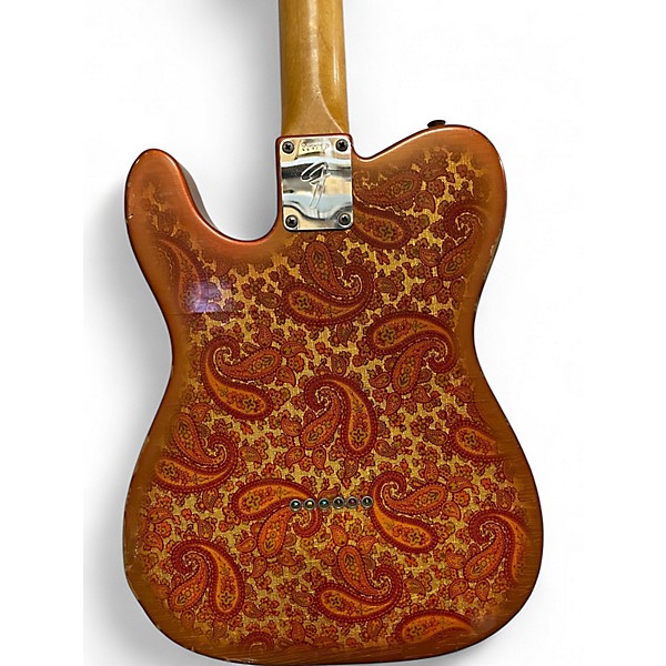 Vintage 1968 Fender Paisley Telecaster Pink Solid Body Electric Guitar