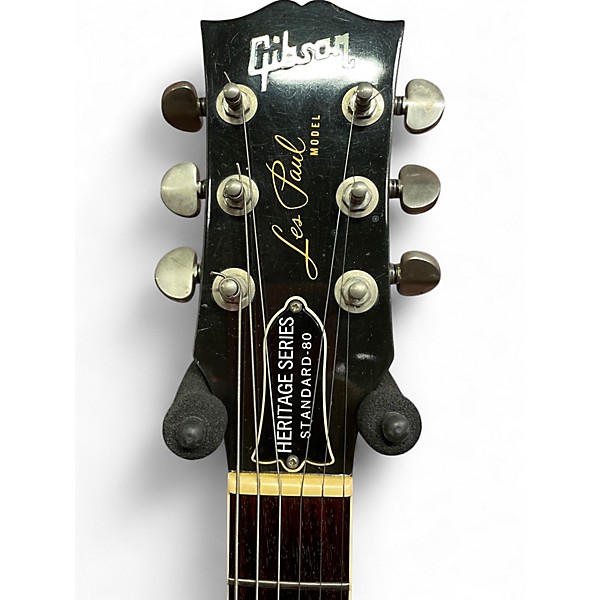Vintage 1980 Gibson Les Paul Standard Heritage 80 Sunburst Solid Body Electric Guitar