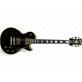 Vintage 1971 Gibson Les Paul Custom Black Solid Body Electric Guitar