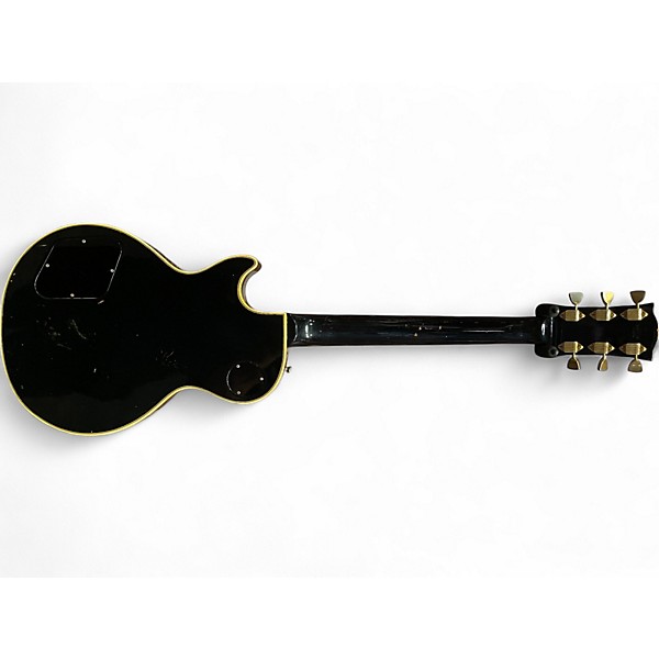 Vintage 1971 Gibson Les Paul Custom Black Solid Body Electric Guitar