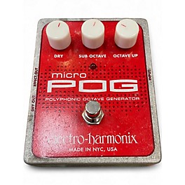 Used Electro-Harmonix Micro Pog Polyphonic Octave Generator Effect Pedal