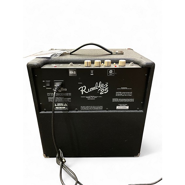 Used Fender Rumble 25 25W 1x10 Bass Combo Amp