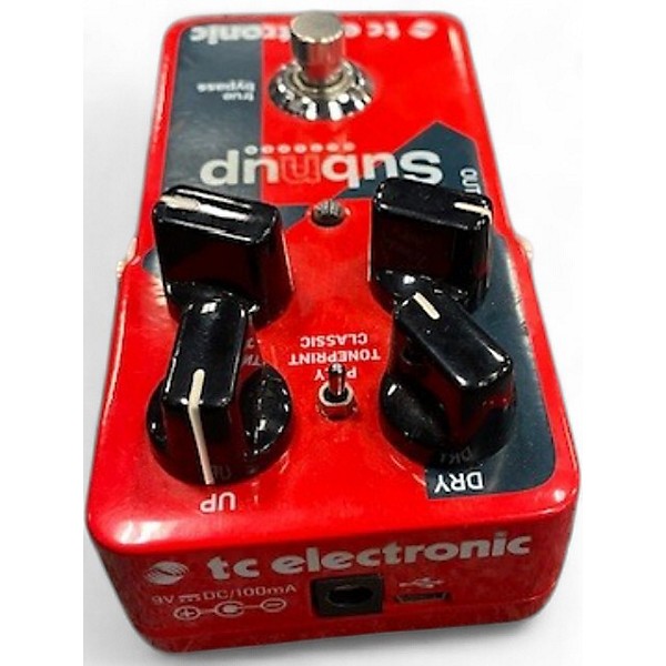 Used TC Electronic Sub N Up Octaver Effect Pedal