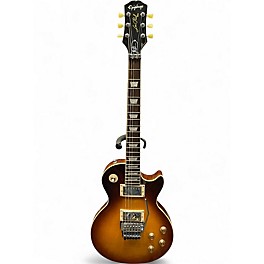 Used Epiphone Alex Lifeson Signature Les Paul Brown Sunburst Solid Body Electric Guitar