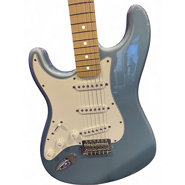 Used Fender Standard Stratocaster Blue Solid Body Electric Guitar