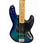 Used Fender Player Plus Jazz Bass Plus Top Blue Electric Bass Guitar