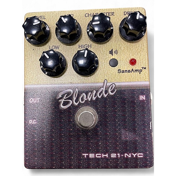 ギター Tech21 sansamp Blonde USED Used Tech 21 BLONDE SANSAMP Effect Pedal | Guitar Center