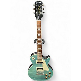 Used Epiphone Les Paul Traditional PRO III PLUS Ocean Turquoise Solid Body Electric Guitar