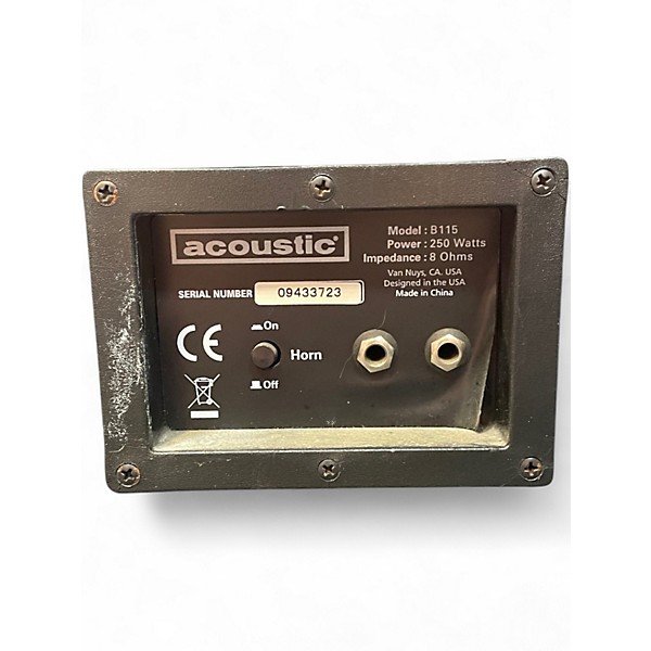 Used Acoustic B115 250W 1x15 Bass Cabinet