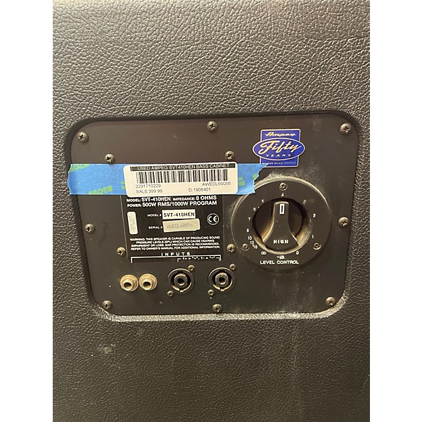Used Ampeg SVT410HEN Bass Cabinet