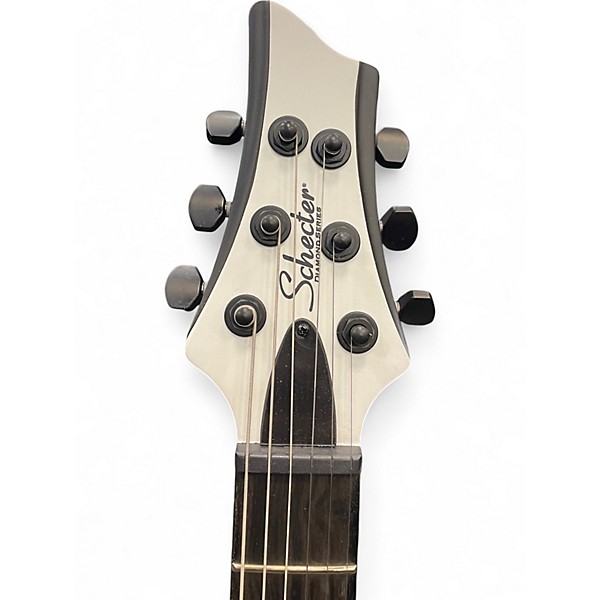 Used Schecter Guitar Research Schecter Guitar Research C-1 Rob Scallon Electric Guitar Con Black and White Solid Body Elec...