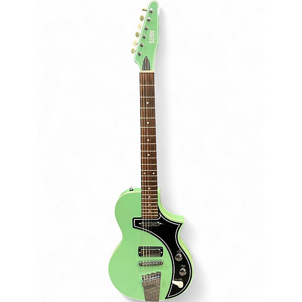 Used Senn By Eastman Continental Surf Green Solid Body Electric Guitar