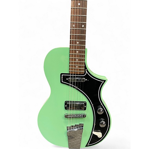 Used Senn By Eastman Continental Surf Green Solid Body Electric Guitar