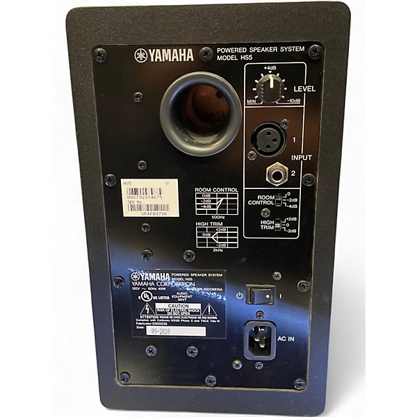Used Yamaha HS5 Pair Powered Monitor