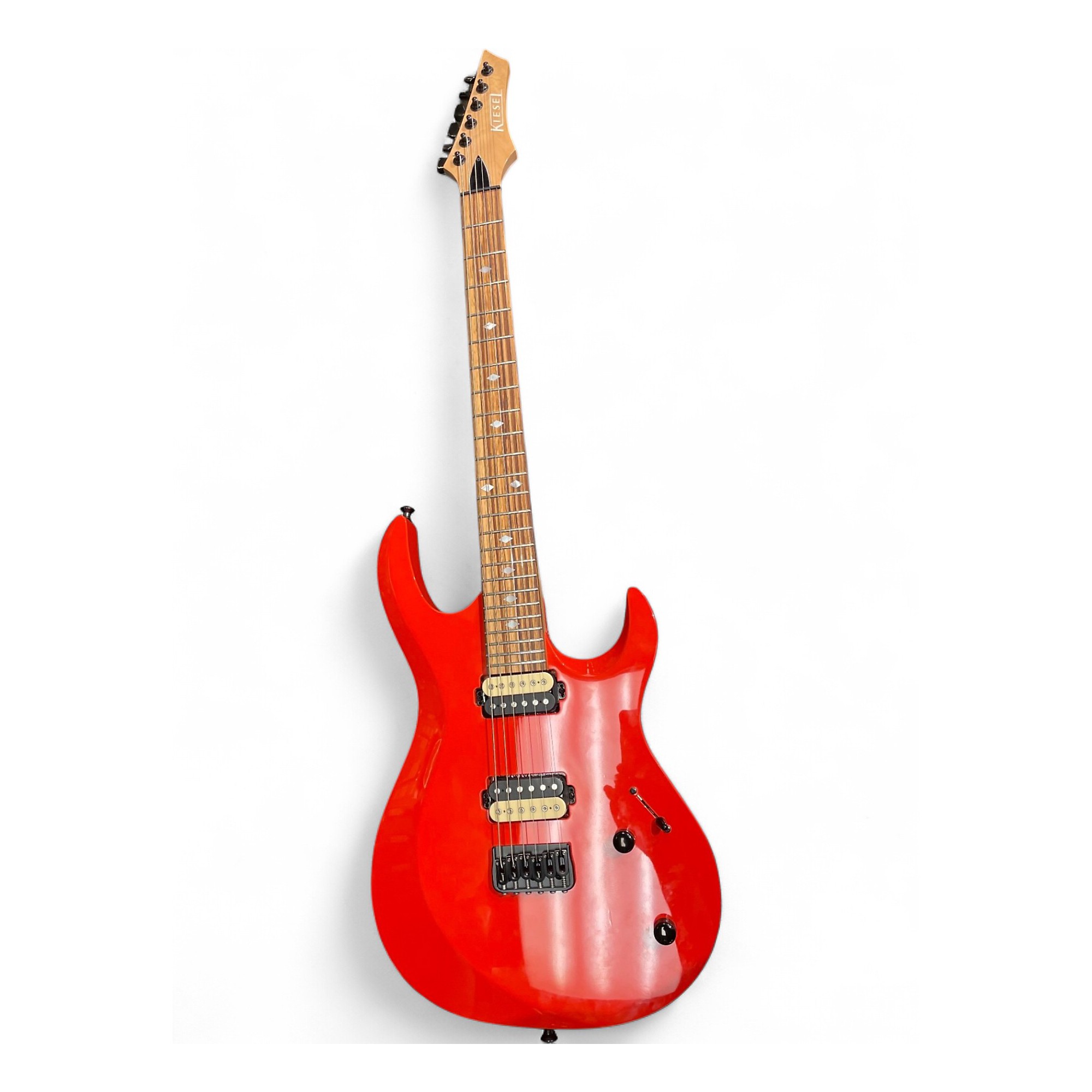 Used 2020s Kiesel ARIES 6 Orange Solid Body Electric Guitar Orange