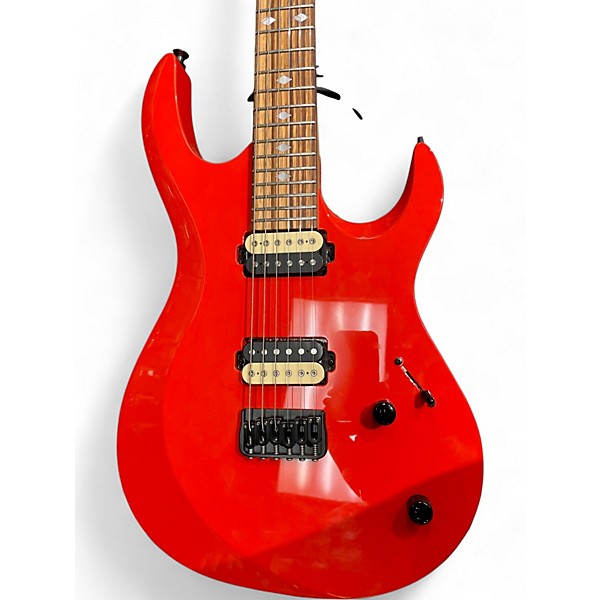 Used 2020s Kiesel ARIES 6 Orange Solid Body Electric Guitar