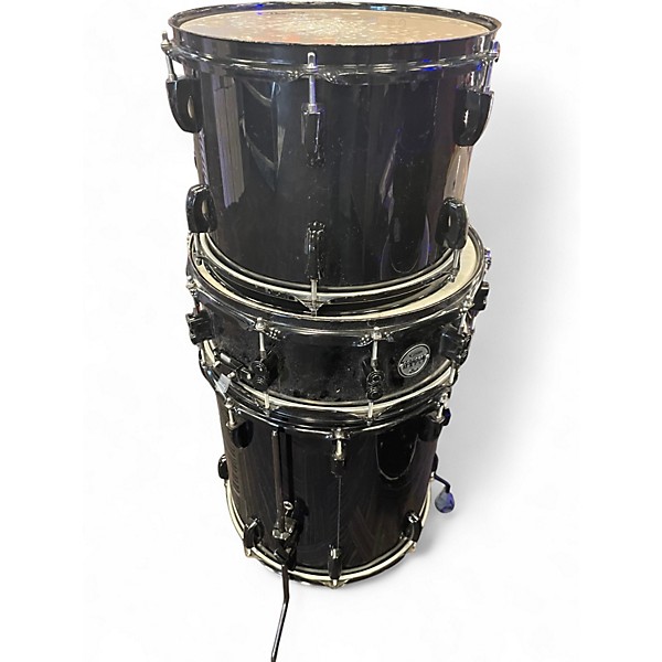 Used Pearl 5 Piece Vision Black Onyx Drum Kit