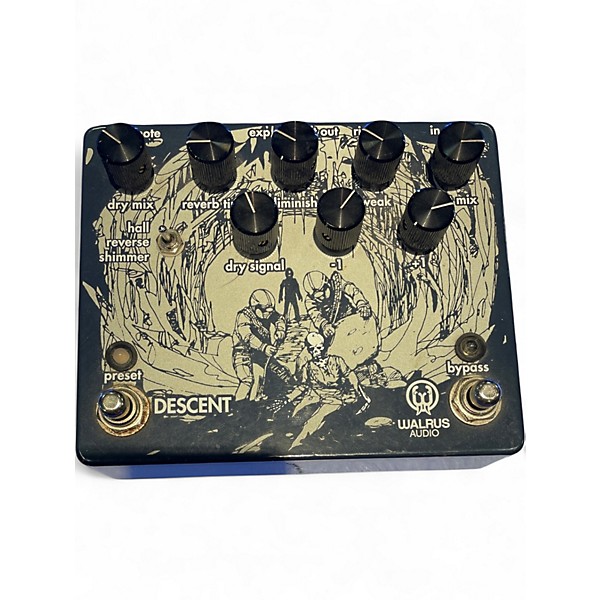 Used Walrus Audio Descent Reverb Effect Pedal