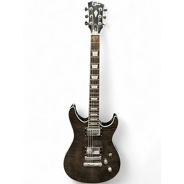 Used G&L ASCARI Black and Silver Solid Body Electric Guitar