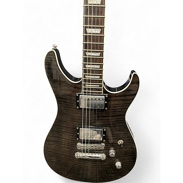 Used G&L ASCARI Black and Silver Solid Body Electric Guitar