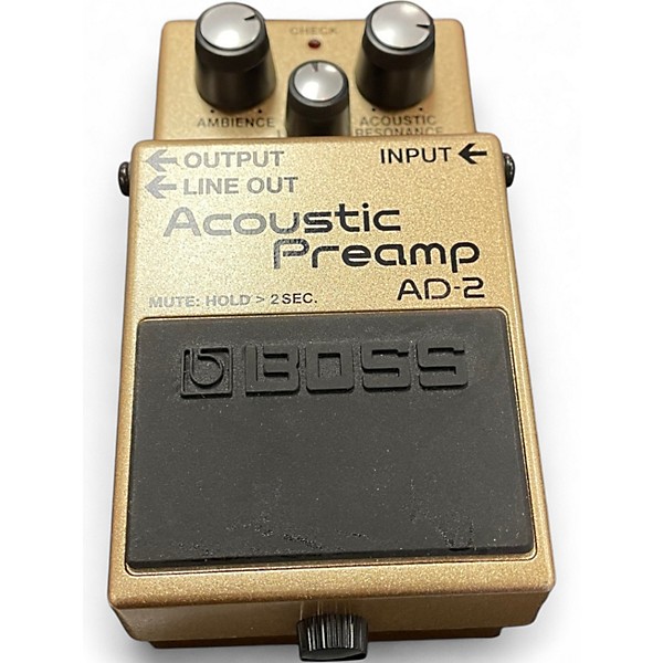 Used BOSS AD2 Acoustic Preamp Guitar Preamp
