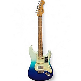 Used 2022 Fender Player Plus Stratocaster HSS Belair Blue Solid Body Electric Guitar