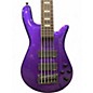 Used Spector EuroBolt 5 Purple Electric Bass Guitar thumbnail
