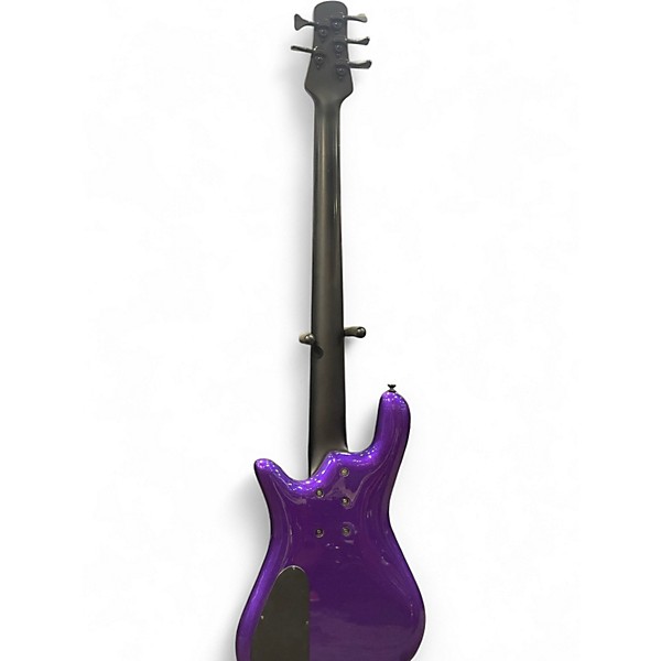 Used Spector EuroBolt 5 Purple Electric Bass Guitar