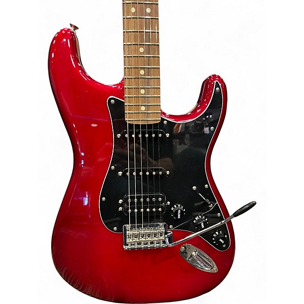 Used Fender SPECIAL EDITION PLAYER STRATOCASTER Candy Apple Red Solid Body Electric Guitar