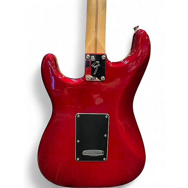 Used Fender SPECIAL EDITION PLAYER STRATOCASTER Candy Apple Red Solid Body Electric Guitar