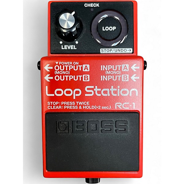 ギター BOSS RC-1 Loop Station Loop Pedal Boss RC-1 Loop Station Looper Pedal | Sweetwater
