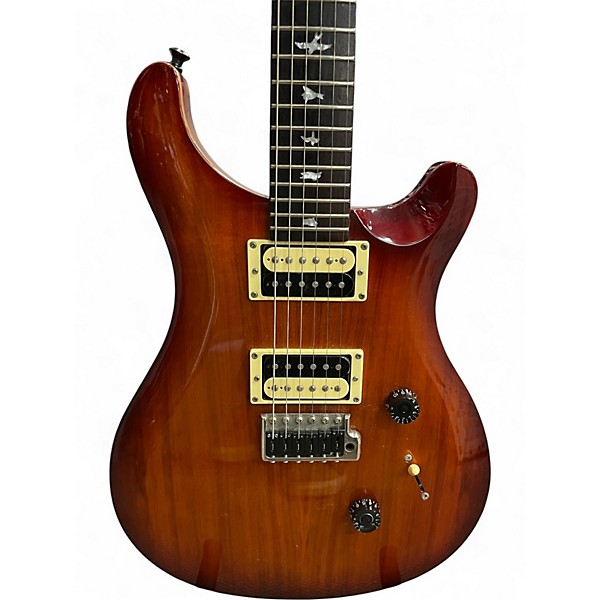 ギター Prs custom24 amber 1997 Custom 24 - Amber Burst Moon Inlay