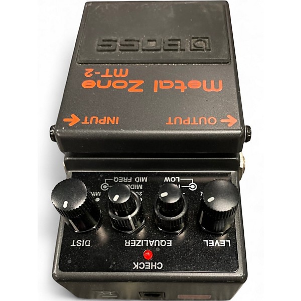 Used BOSS MT2 Metal Zone Distortion Effect Pedal