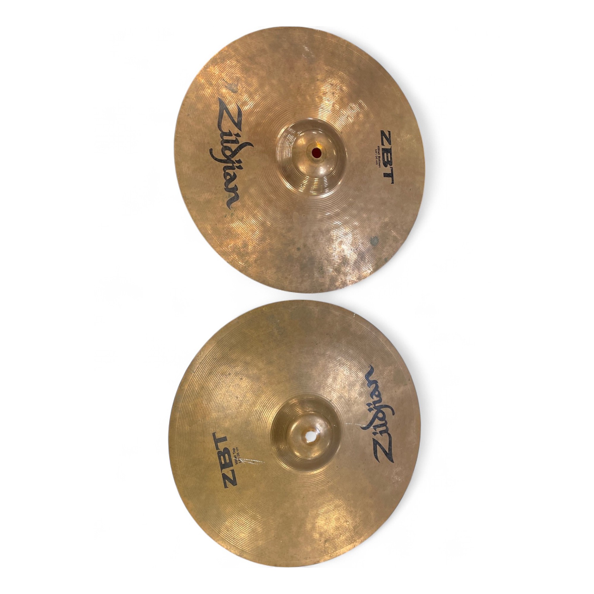 Zildjian ZBT hihat 14インチ　pearl スタンド Used Zildjian 14in ZBT Hi Hat Pair Cymbal 33 | Guitar Center