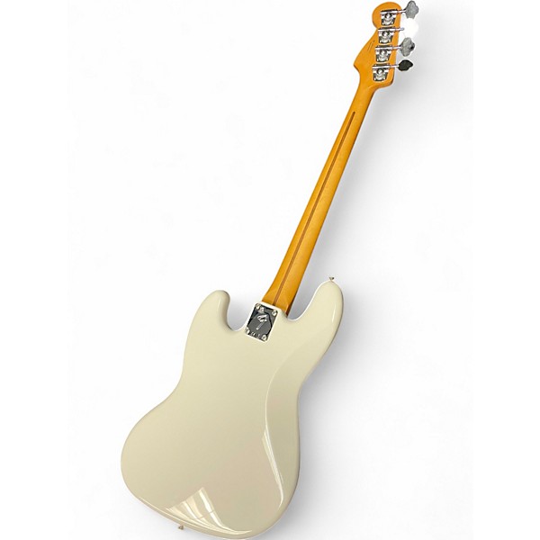 Used 2024 Fender PLAYER II JAZZ BASS Alpine White Electric Bass Guitar