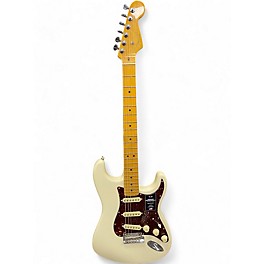 Used 2022 Fender American Professional II Stratocaster Olympic White Solid Body Electric Guitar