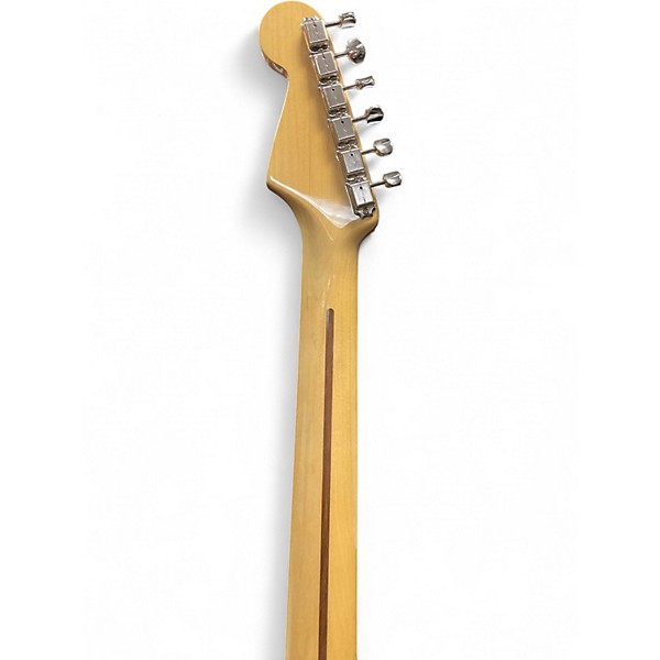 Used 2017 Fender AMERICAN VINTAGE WILDWOOD THIN SKIN STRATOCASTER 2 Tone Sunburst Solid Body Electric Guitar