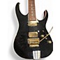 Used Ibanez RG420HPAH Blue Wave Black Solid Body Electric Guitar