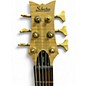 Used Schecter custom 6 diamond series Natural Electric Bass Guitar