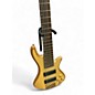 Used Schecter custom 6 diamond series Natural Electric Bass Guitar