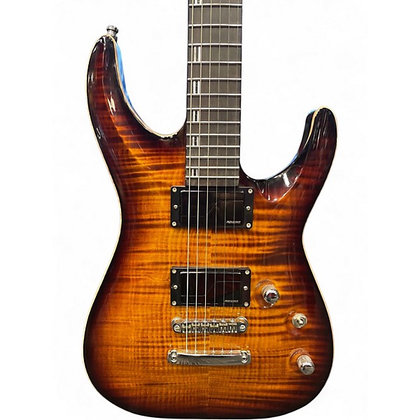 Used 2014 ESP Horizon Original 1 CTM Kiso Brown Burst Solid Body Electric Guitar