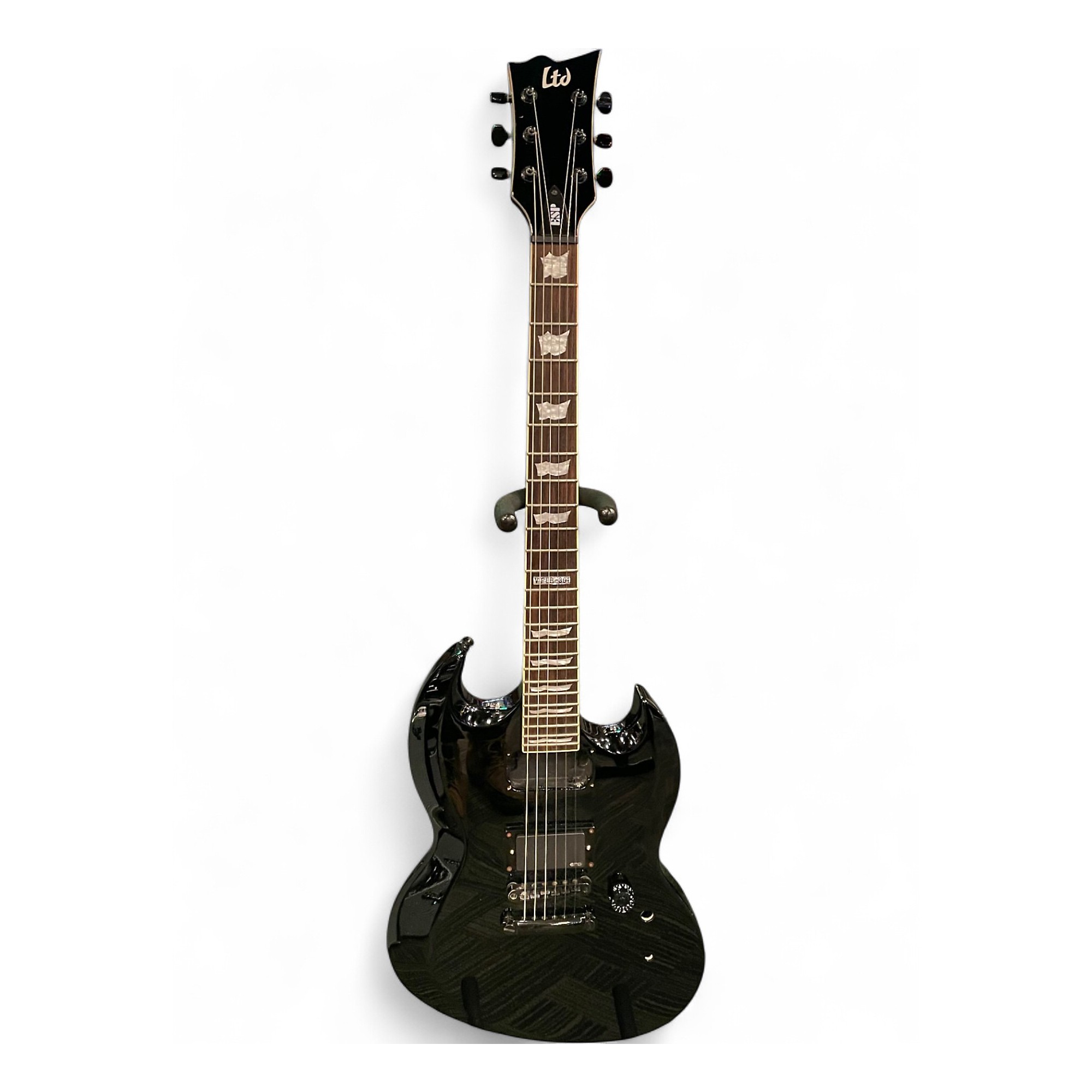 【みー】EDWARDS VIPER E-VP-90D BLACK Edwards By ESP E-VP-85 Viper - Black - Made In Japan - SG