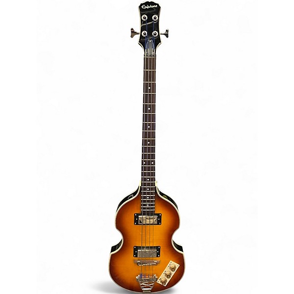 Used Epiphone Viola Vintage Sunburst Electric Bass Guitar