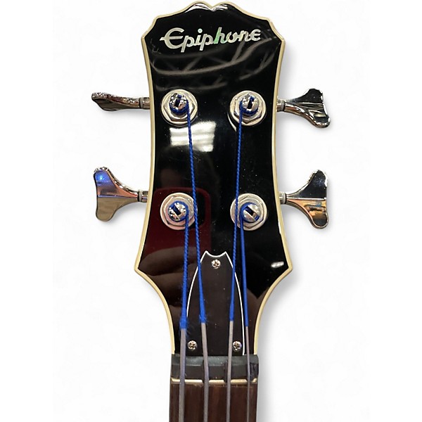 Used Epiphone Viola Vintage Sunburst Electric Bass Guitar